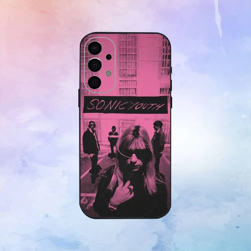 حافظة هاتف S-sonic Y-youth D-dirty B-bands لهاتف سامسونج S25، S24، S21، S22، S23، S30، Ultra، S20، Plus، Fe، Lite، Note، 10,9,5G غطاء أسود