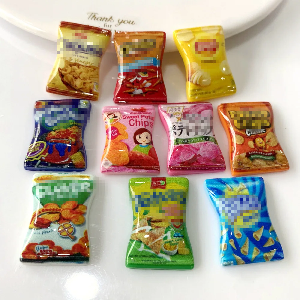 كابوشون راتنج للحلوى مسطح الظهر ، حلوى محاكاة ، رقائق طعام صغيرة ، وجبات خفيفة ، مشغولات قصاصات ، صناعة مجوهرات ذاتية الصنع ، إكسسوارات بيت الدمى ، 20: 49 #1