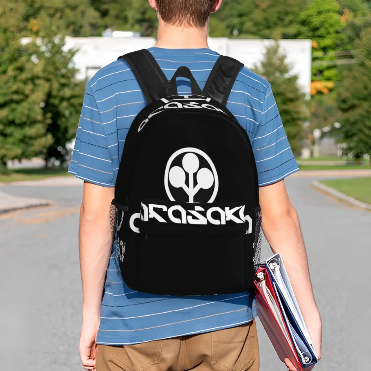 Cyberpunk Arasaka Backpack Student BookBag Men Women School Bag Laptop Shoulder Bags