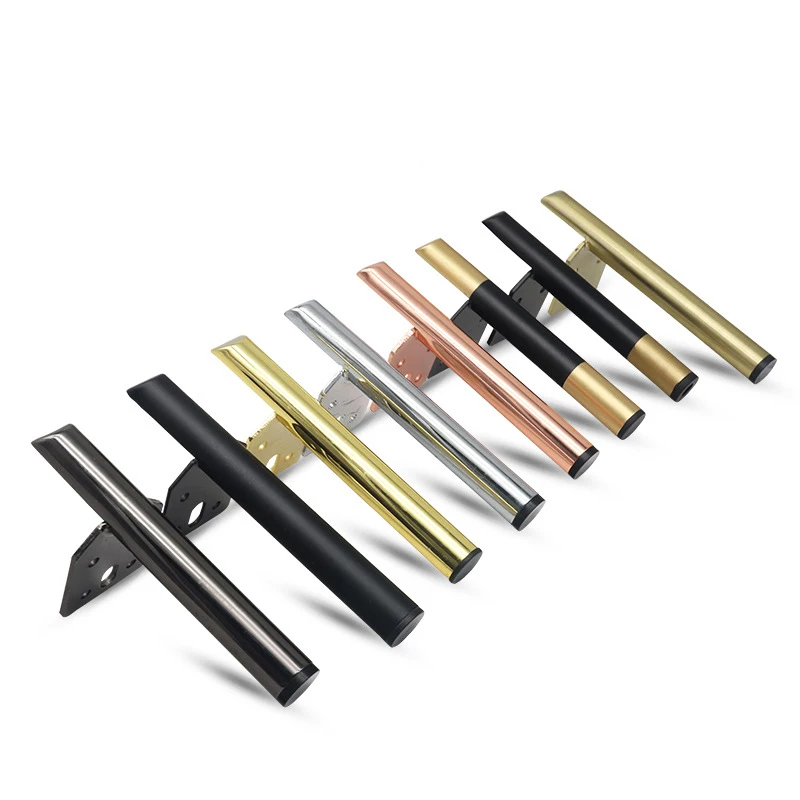 

4pcs Adjustable Furniture Legs Metal Sofa Feet Black Gold Silver Home Bed TV Cabinet Coffee Table Legs Hardware Replacement Legs