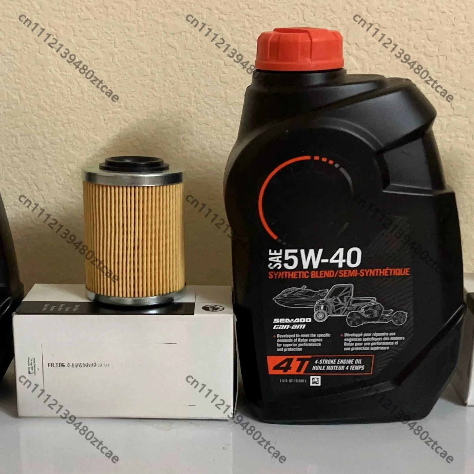 100% Synthetic Jet Ski Oil Filter Kit 5W40 Full Synthetic Engine Oil Replacement Parts For Watercraft