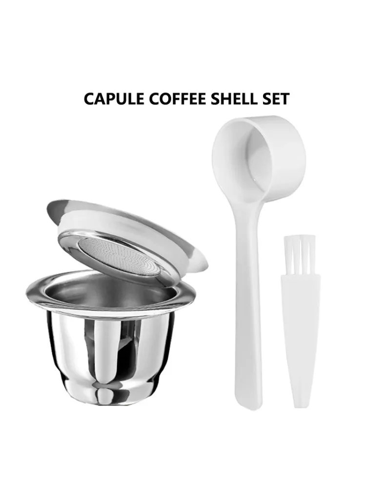 Nachfüllbare Nespresso-Kaffeekapseln aus Edelstahl, wiederverwendbare Nespresso-Kaffeekapsel, wiederverwendbare Kaffeefilter, Barista-Werkzeug