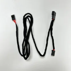 B MW non-destructive installation of footwell light harness, front footwell light adapter, rear footwell light installation