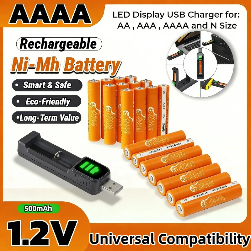 1.2V Aaaa Ni-Mh Rec…