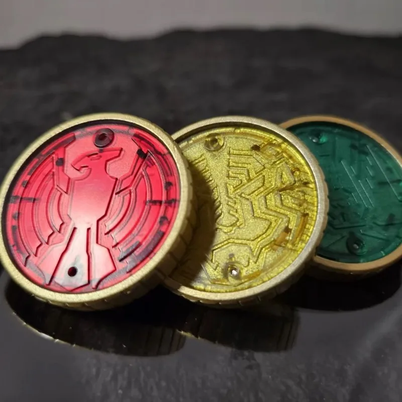 Moneda Coleccionable Original de la Serie Completa de Kamen Rider, 10 Estilos, Sin Chip, Hecha a Mano, Moneda Grande de Ete Eternal Bird