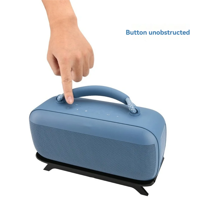 A19E-Desktop Stand For Bose Soundlink Max Portable Speaker, Acrylic Speaker Holder Display Shelf Anti-Slip Base Mount