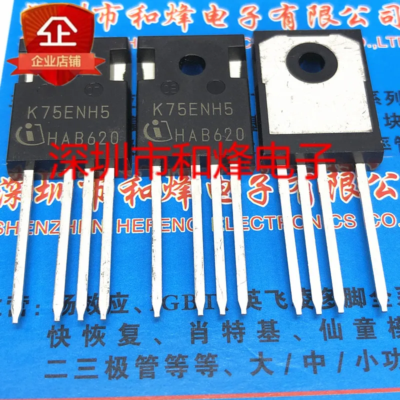 

5PCS-10PCS K75ENH5 IKZ75N65NH5 TO-247-4 650V 75A NEW AND ORIGINAL ON STOCK