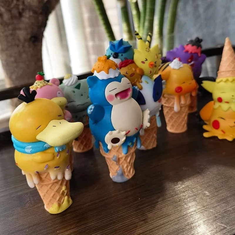

Gk Ice Cream Ducklett Slowpoke Charmander Hanhan Beast, большой размер, высокое качество, фигурка, модель, украшение, Коллекционная игрушка D