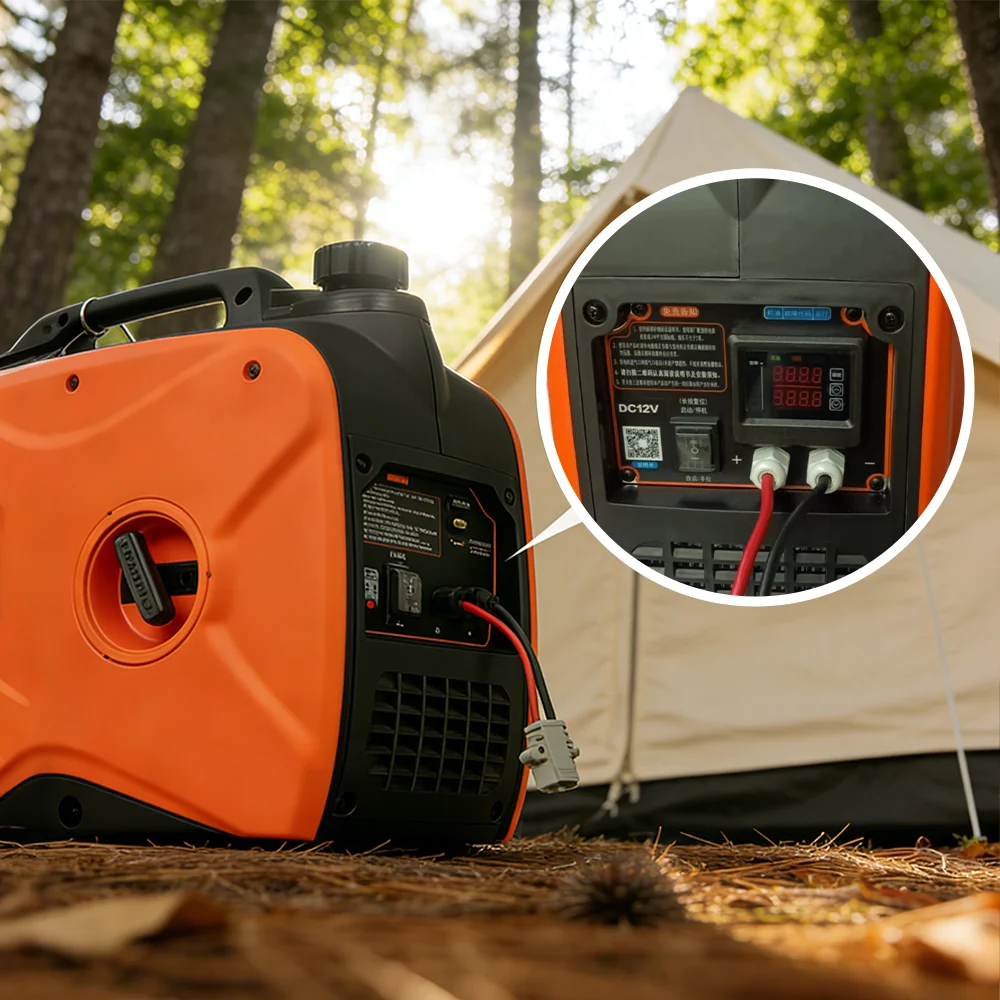 Portable Inverter Generator For Home Use, Super Quiet Small Generator For Camping Outdoor Emergency