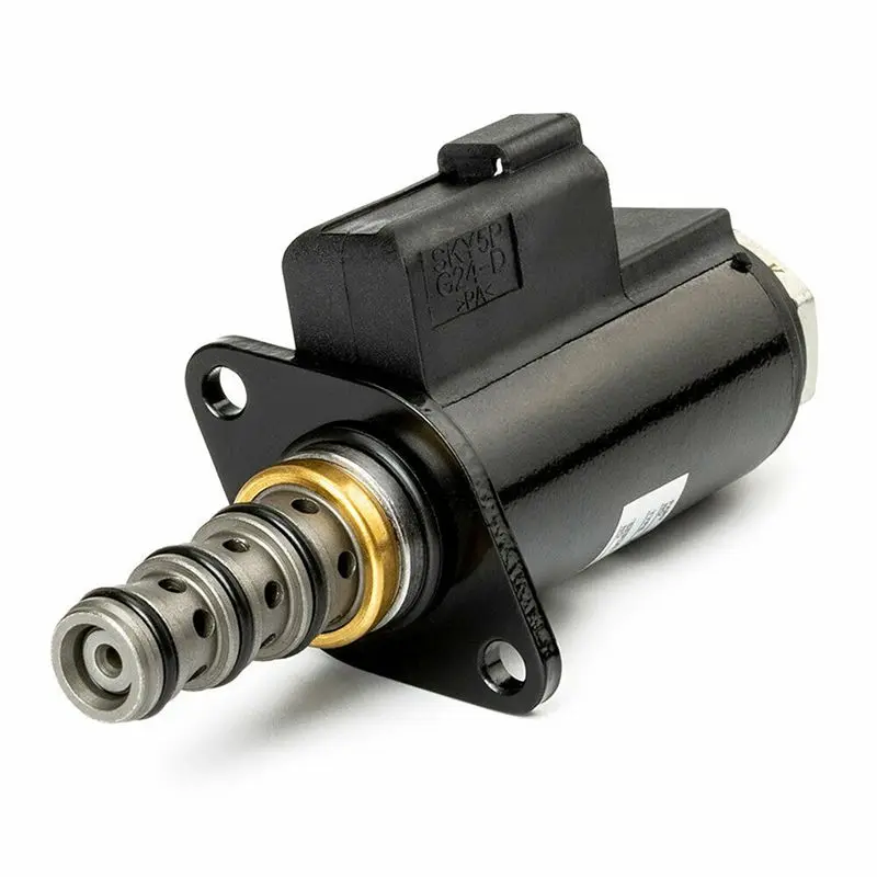 Detalhe 3 de Válvula solenoide Authentic 3X 121-1491 Excavator Rotary Solenoid Valve For Caterpillar E320B/C/D 315C 325C 1211491 KWE5K-31 G24DA30 G24DB30 CAT Outras válvulas