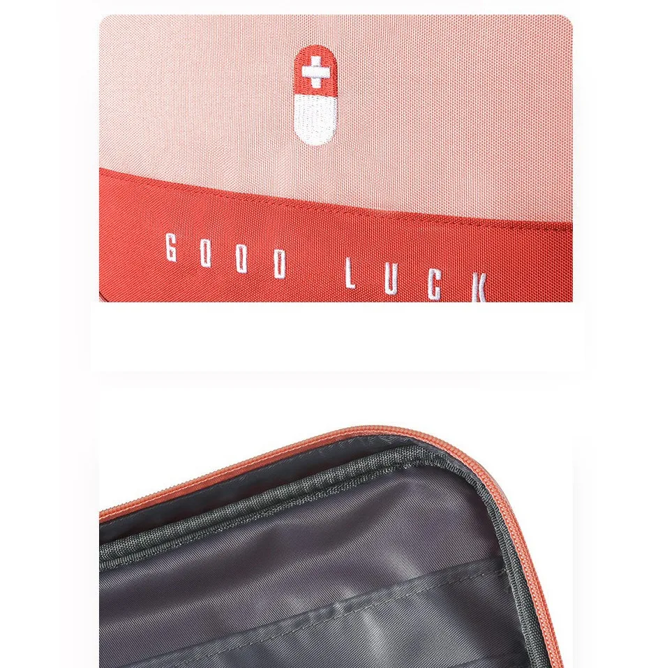 Versatile Portable Storage Bag Multifunctional First Aid Kit for Hiking Green