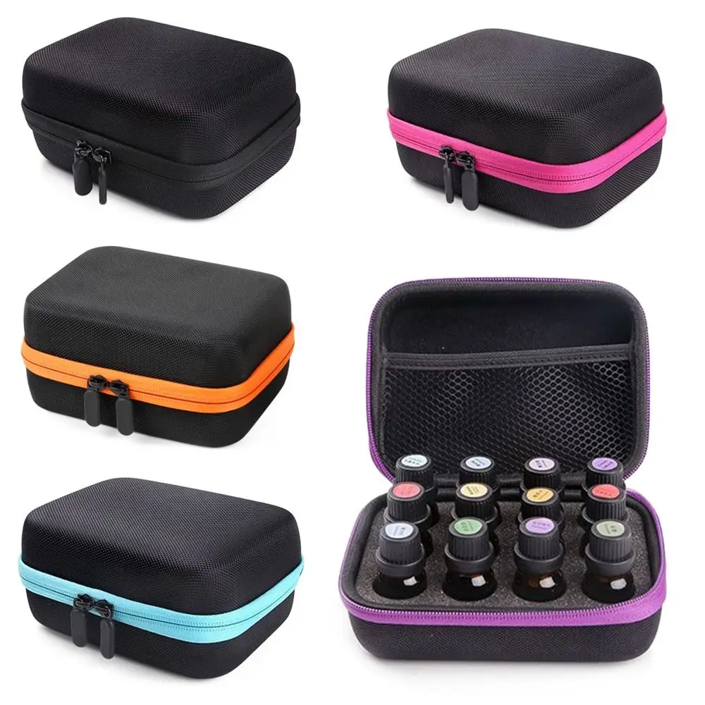 Portable Essential Oils Storage Case Large Capacity Storage Bag Shock-Proof Perfume Box Shatter Resistant Carrying Case