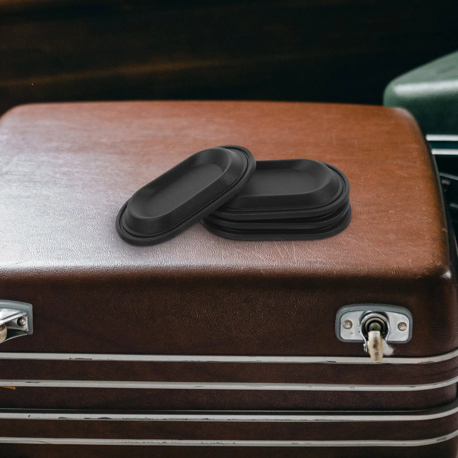 

Комплект из 4 пластиковых сменных ножек для чемодана, подставок для багажа, запасных частей для дна чемодана, аксессуаров для дорожных сумок