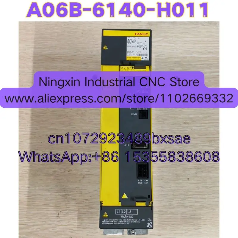 Second-hand A06B-6140-H011 A06B 6140 H011 Servo Drive Unit Tested OK
