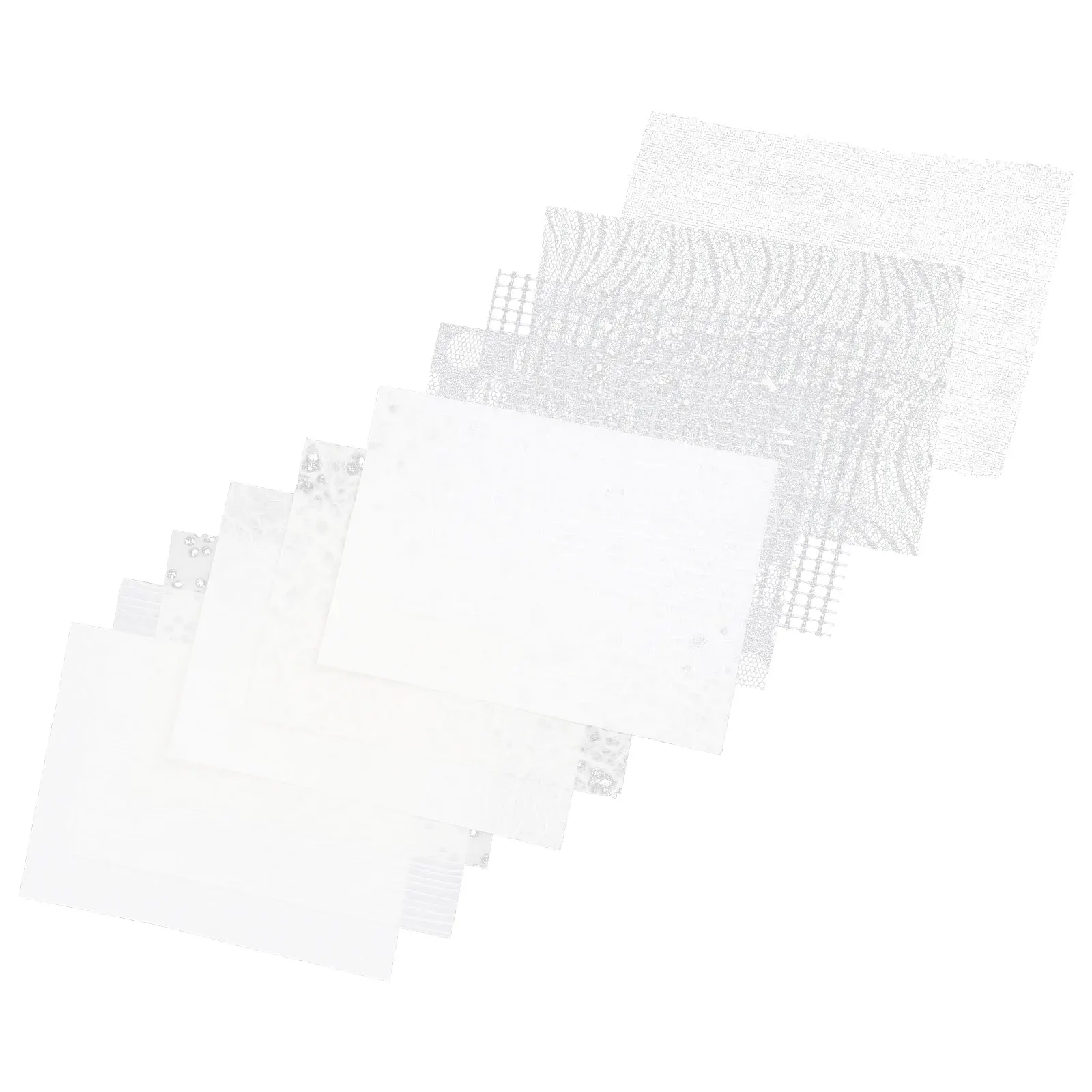 10 Blatt Netzmaterial, Papier, A5, strukturiertes Sammelalbum, dekorativer Block, Tagebuch, Hintergrund, DIY, Origami-Verpackung, Geschenkboxen