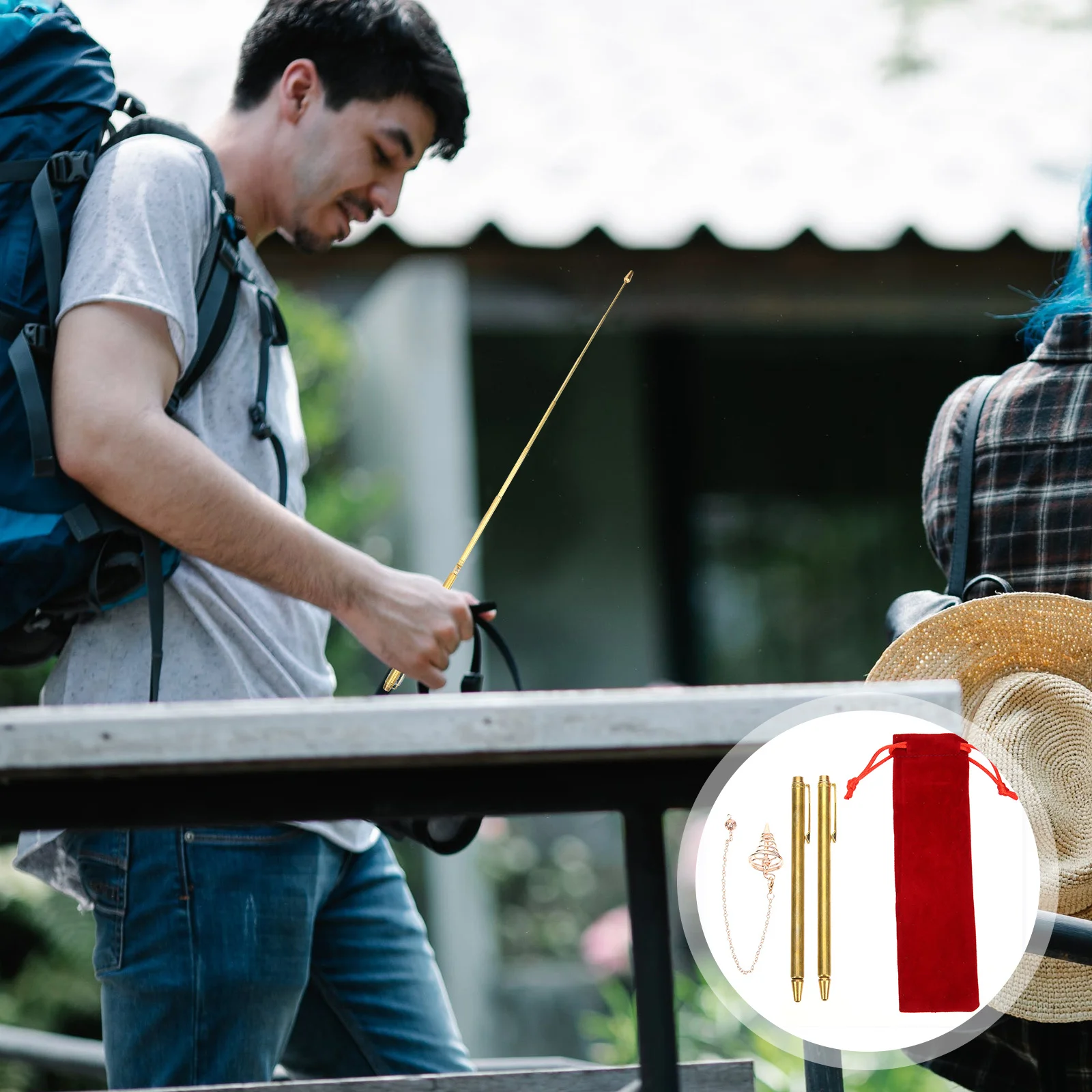 1 conjunto de haste de radiestesia de latão leve fengshui ferramenta de adivinhação de energia localizador de metal de água hastes de radiestesia adivinhação l hastes