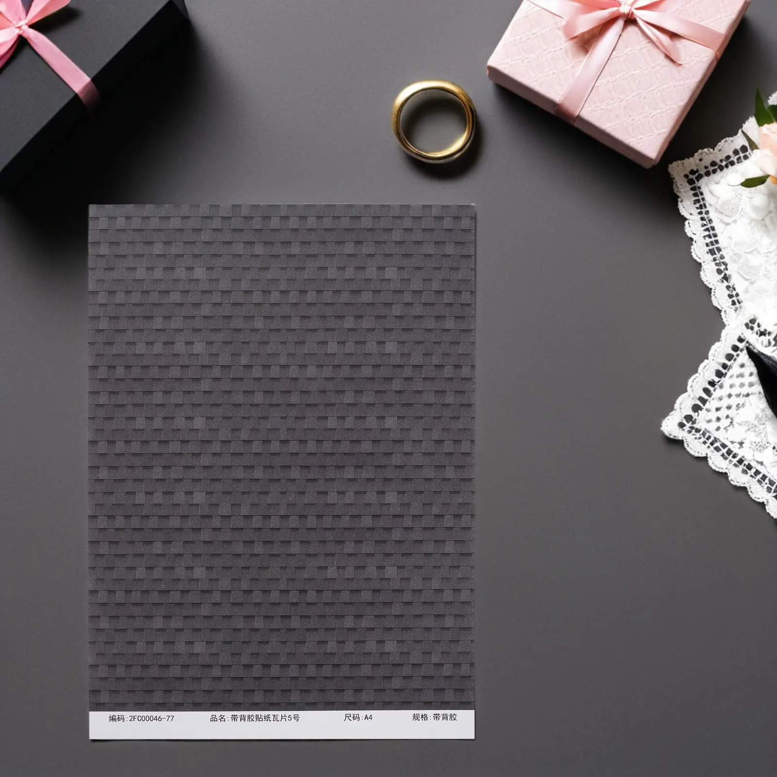 

4Pcs Self Adhesive Mini Roof Tile Stickers Simulated Waterproof Roofing Miniature House Accessories Peel Stick for Crafts Decor