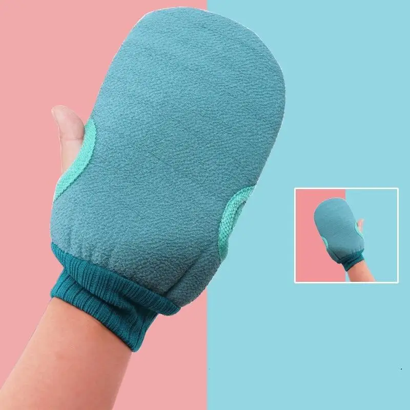1Count Double-Sided Bath Glove,Exfoliating Scrubbing Mitt,Body Massage Tool,Ideal for Skin Care&Relaxing Baths view 4