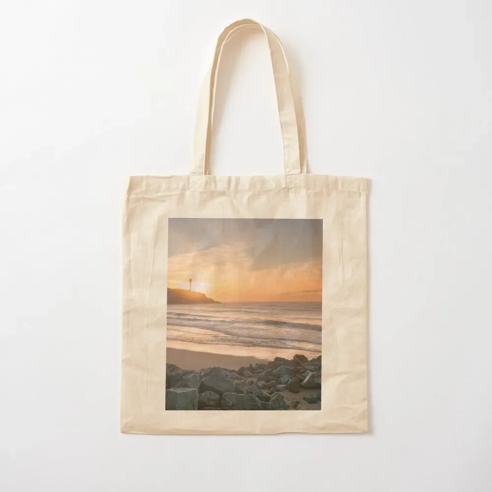 

Biarritz lighthouse at sunset Tote Bag shopper bag woman Women's beach bags Tote Bag