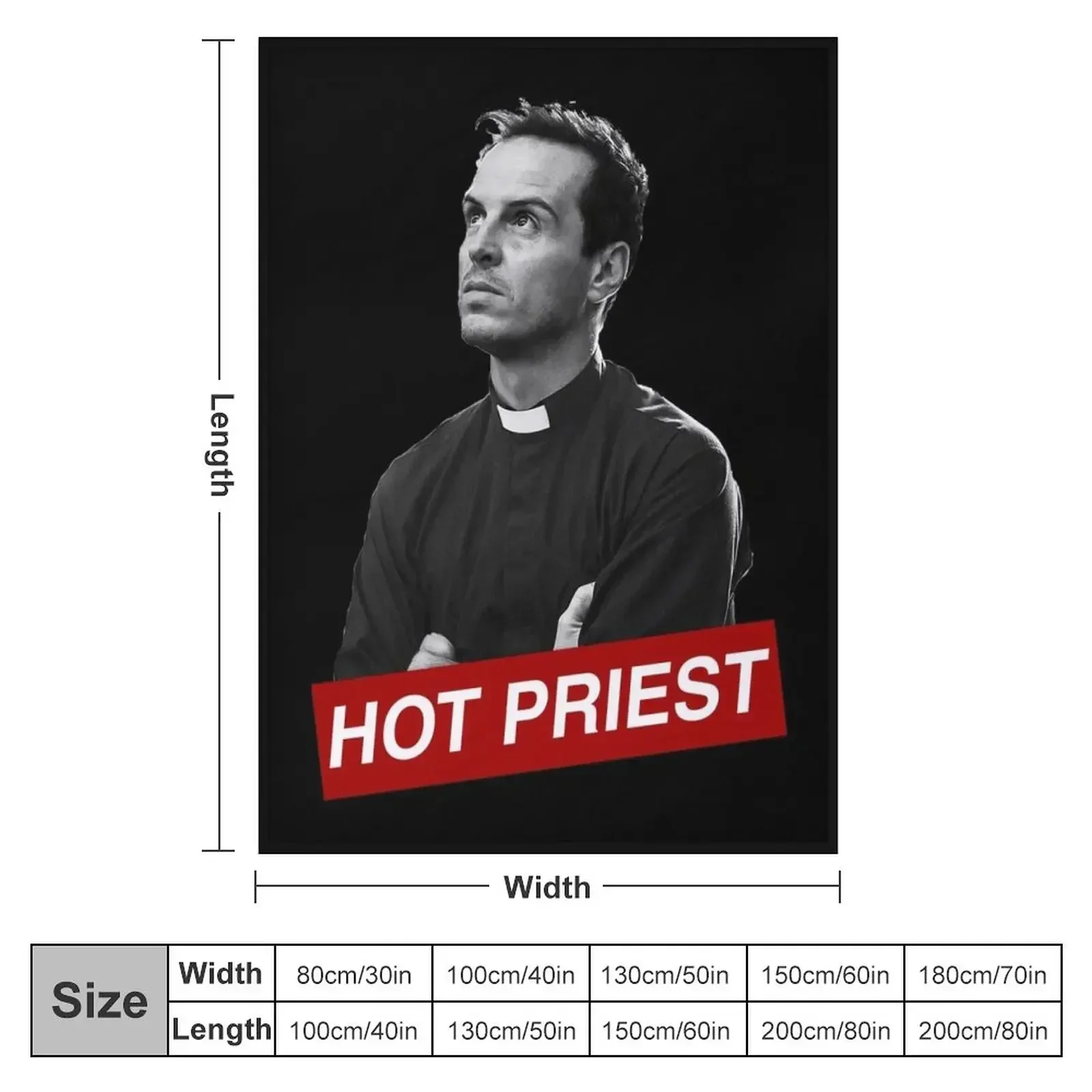 HOT PRIEST AMEN Throw Blanket funny gift Beach Soft Plaid for babies Blankets