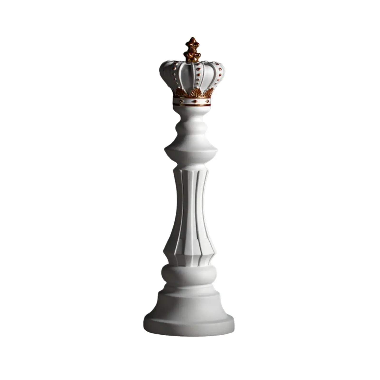 3 Pieces Chess Sovereign Knight Statue European Chess Piece Decor Set Creative Sovereign Figurine for Study Room, Office, Lobby