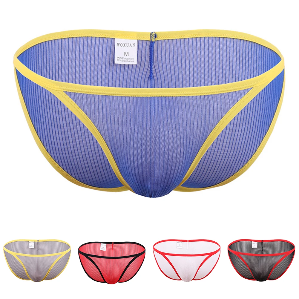 Breathable Mesh Men Underpants with Stretch Fabric and Gold Spot Detail Designed for Comfort and Everyday Wear