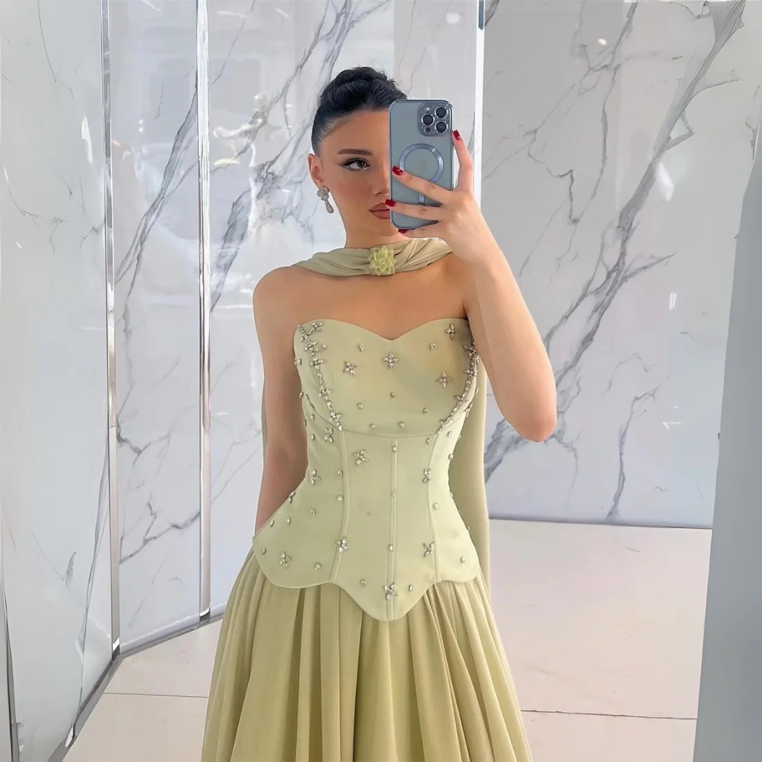 Jirocum luxo dubai vestidos de noite personalizados a linha vestido de festa de baile 2025 luxo sem alças até o chão فسات evimavera