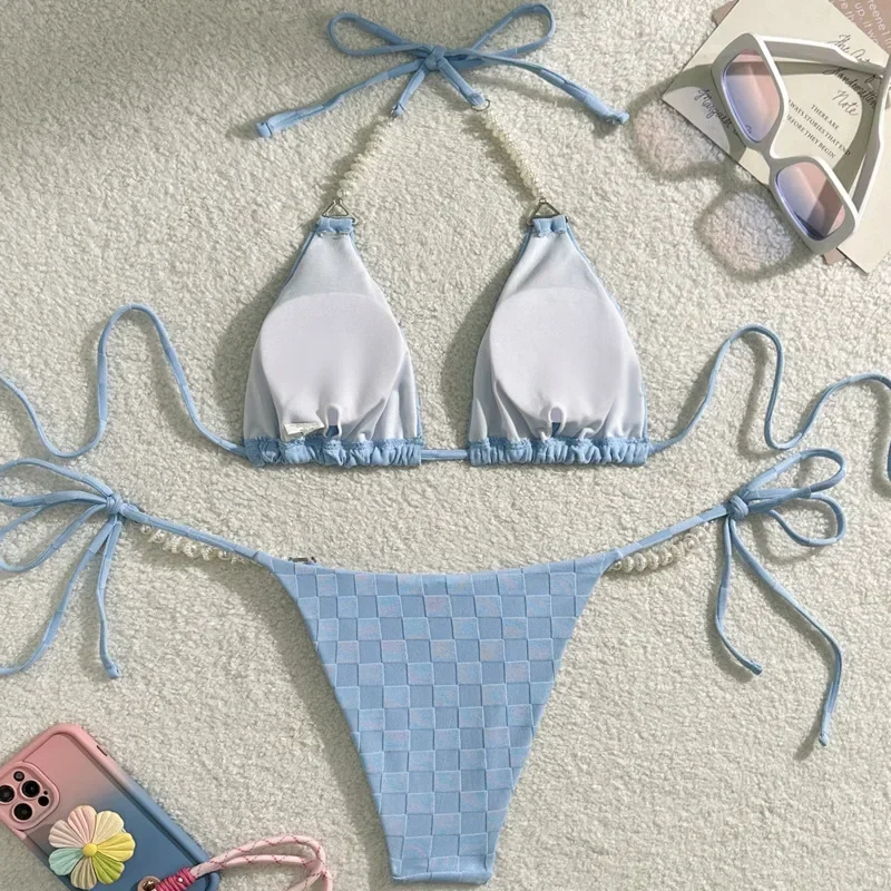 مثير البيكينيات ملابس السباحة النسائية ملابس السباحة الإناث لباس سباحة الفتيات البرازيلي مجموعة البكيني بحر بركة السباح