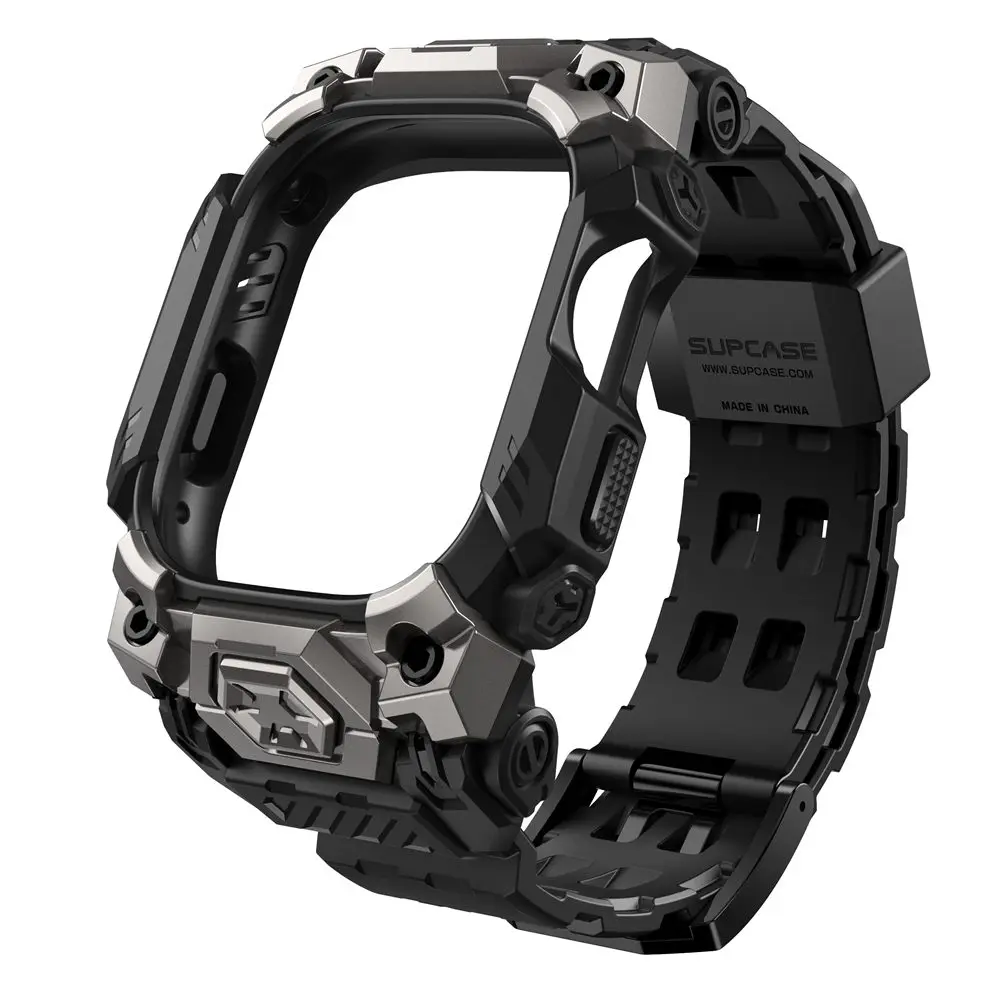 For Apple Watch Ultra 4/3/2/1 Case 49mm (2026-2022) SUPCASE UB Erz Robustes Sport-Herren-Stoßstangengehäuse mit verstellbarem Riemenband – Detail 8