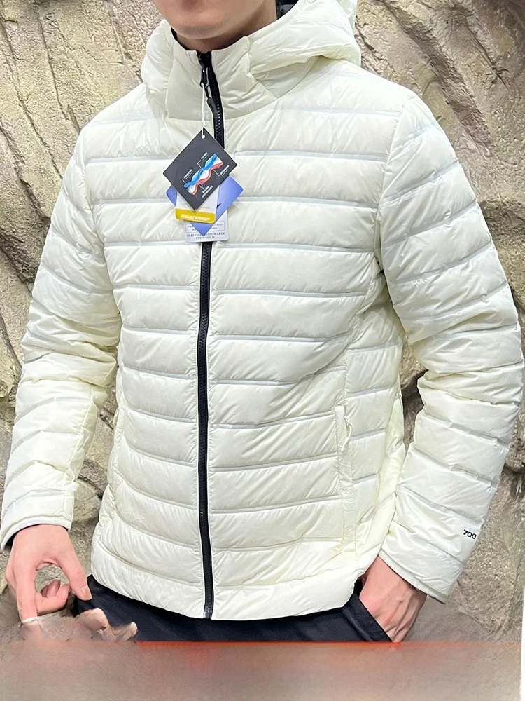 

Outdoor Men's Double-Sided Wearable down Jaet Full Body Carent Glued 700 Fill Power Winter High-End Du down Jaet