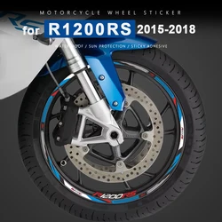 Adesivo per ruote moto nastro adesivo per cerchioni impermeabile per BMW R1200RS R1200 R 1200 RS accessori 2015-2018 decalcomanie per ruote da 17 pollici