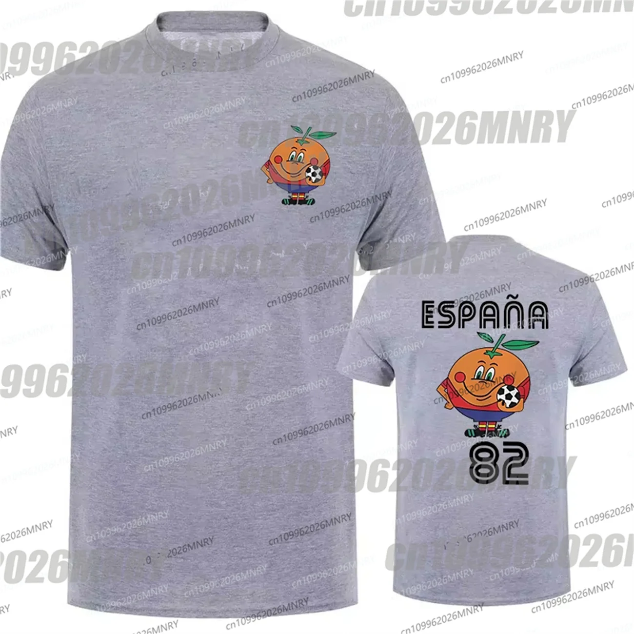 Kid T Shirt Men's Women's T-Shirt Crewneck Espana 82 Spain Mascot 1982 Soccer Football Tee Shirt Short Sleeve Casual Tops