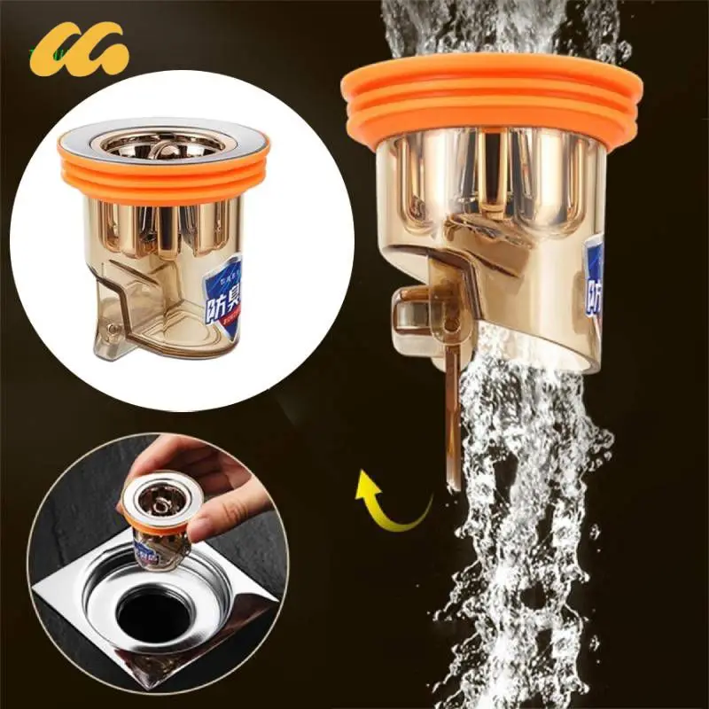 Drain Backflow Preventer Valve-Sewer Core Shower Floor Drain Core Anti-Odor Seal Drain Filter Shower Drain Cover For Tub Bathroo