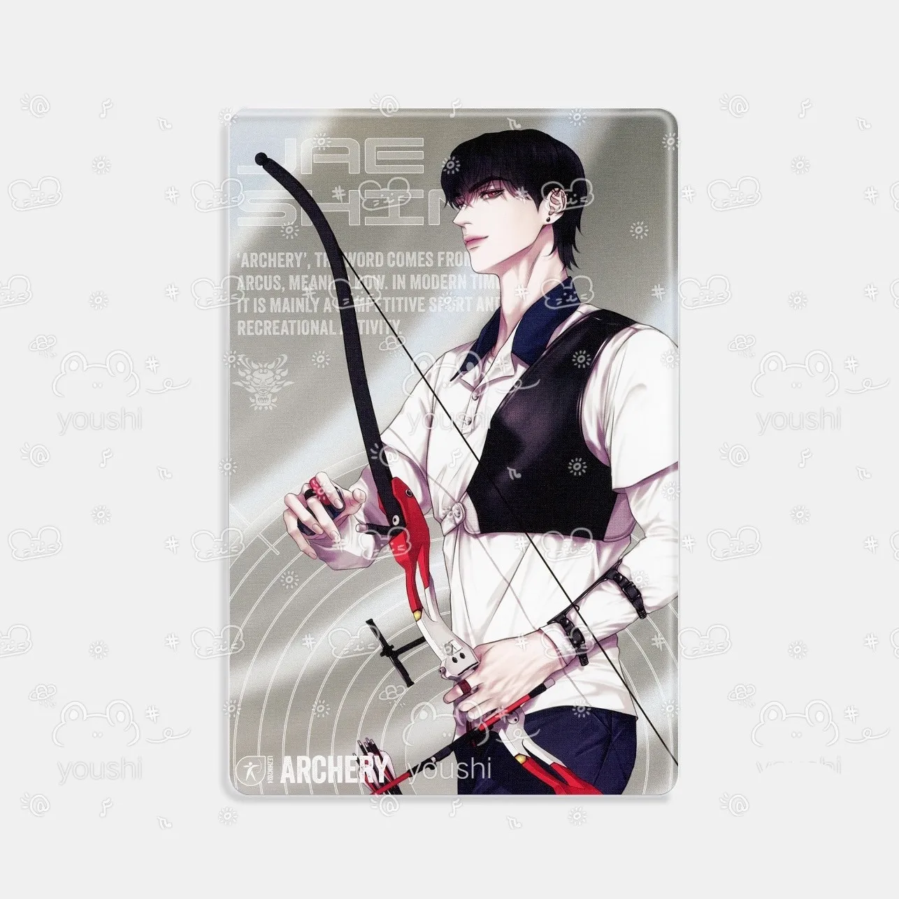 [Not Official Authentic] 2024 New Korean Manhwa Ghost Nocturne Lezhin 8.5x13cm Acrylic Card