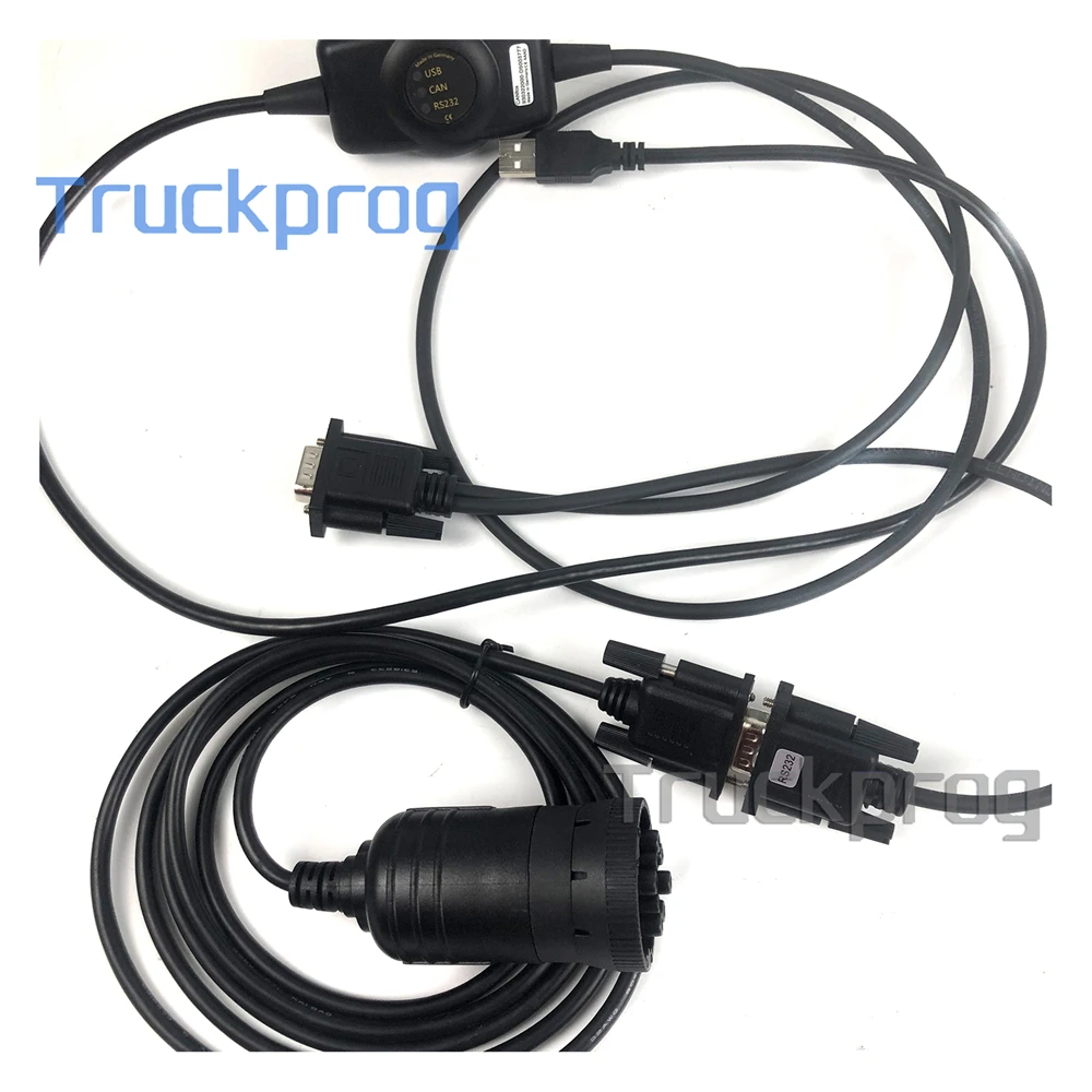 Diagnostic Tool to ECU/PRO/CANfox interface+DB9 to 9-pin Deutsch cable KADIAS for Liebherr engines Diagnostic Kit with LiDIA