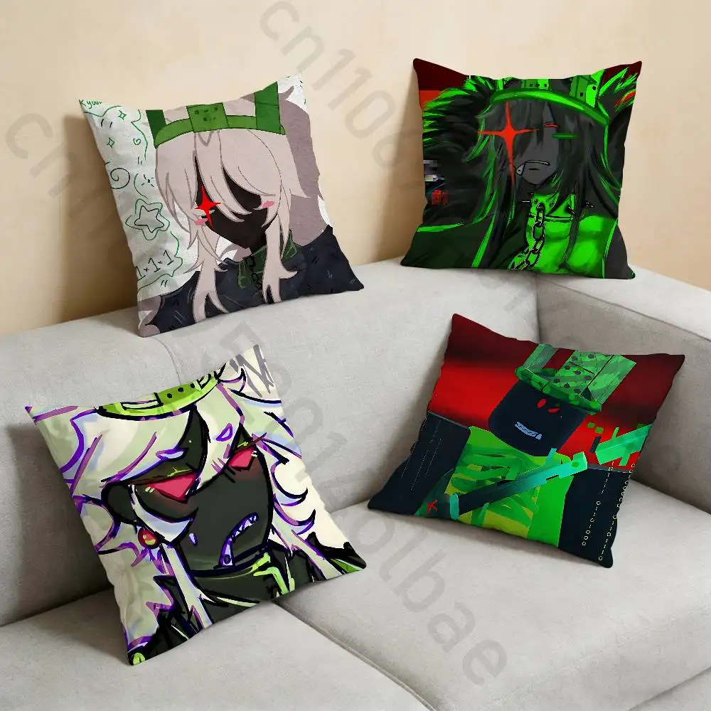 

1x1x1x1 Pillow Case Square Double-Sided Printing Short Plush Sofa Cushion Cover Bedroom Bedside Pillow