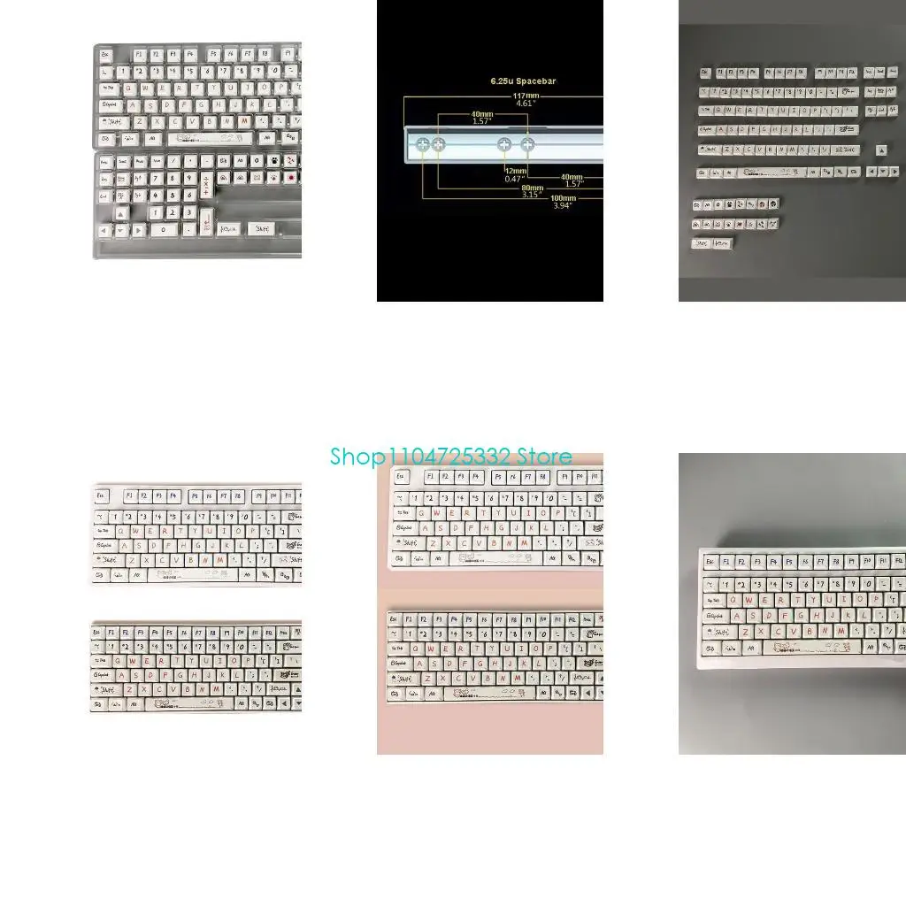 P5EA 122 Keys Pbt K…