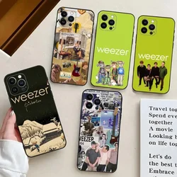 W-Weezer Band  Phone Case For iPhone 15,14,13,12,11,Plus,Pro Max,XS,X,XR,SE,Mini,8,7 Soft Silicone Cover