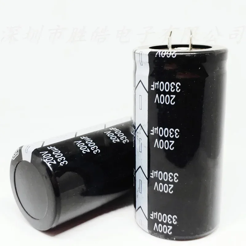 (2PCS)   200V3300UF   Aluminum Electrolytic Capacitor 200v3300uf   Volume：35x70MM  High Quality