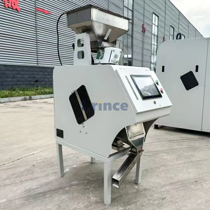 Hot Sale Rice Meyer Peel Nut Color Sorter Machine Sesame Garlic Pistachio Color Sorting Pecans Soybean Color Sorting Machine