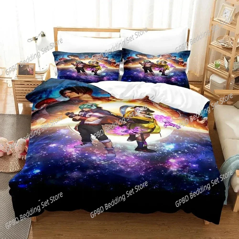 

Anime King Of Fighters Bedding Set Single Twin Double Queen King Cal King Size Bed Linen Set