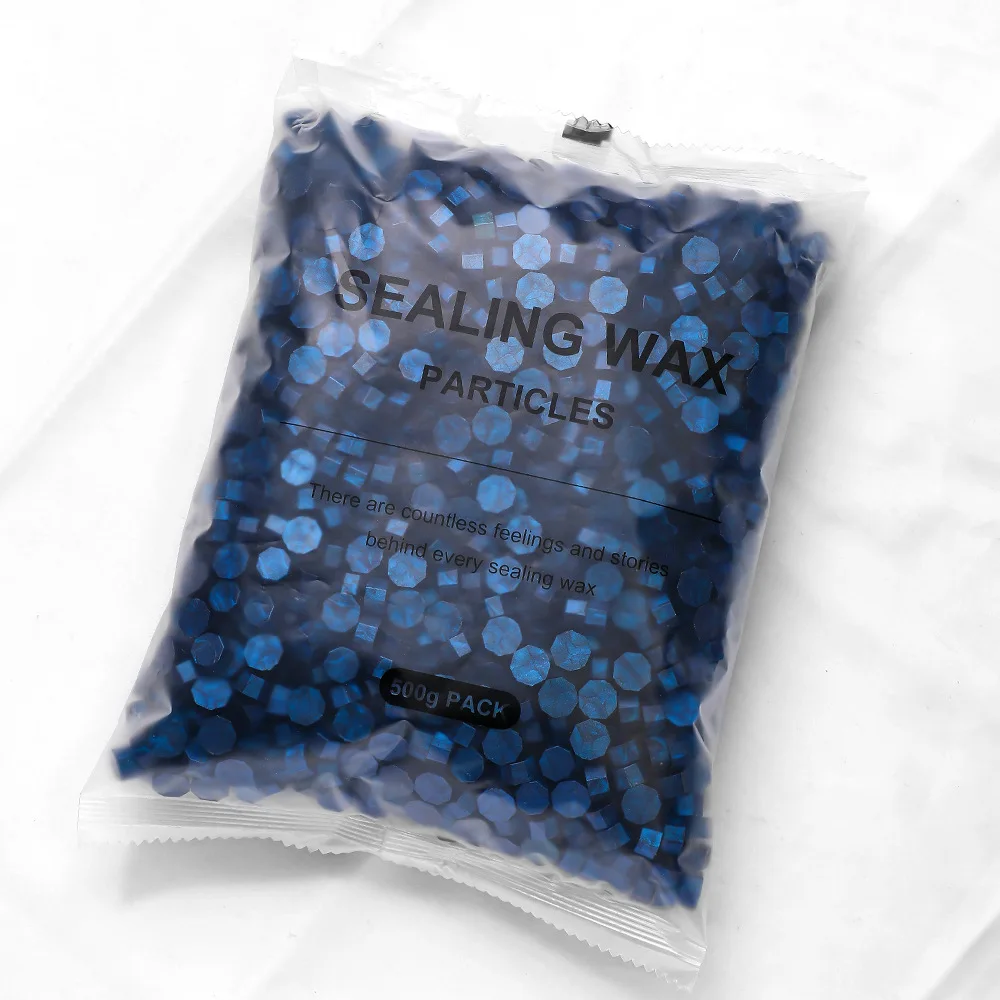 

NEW 500g Sealing Wax Particles Octagonal Gold Wax Material DIY Greeting Card Scrapbooking Sealing Creative Stamping Tool