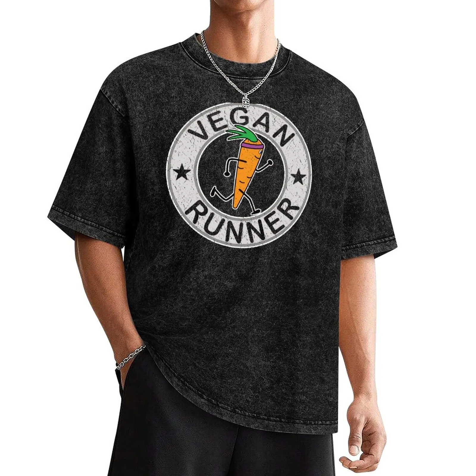 

Vegan Runner T-Shirt custom t-shirts rapper graphic tees mens graphic t-shirts big and tall