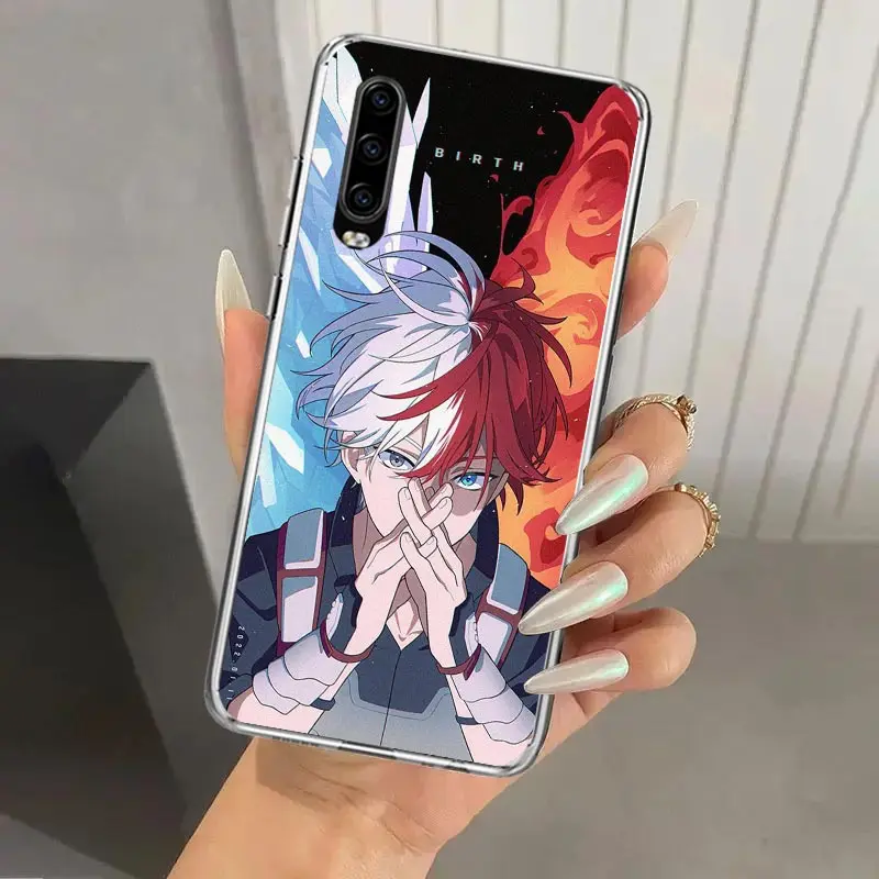 My Hero MHA Todoroki Shoto Phone Case for Huawei P40 P30 P20 P10 Pro Mate 20 10 Lite P Smart Z Y5 Y6 Y7 Y9S Soft Funda Print She