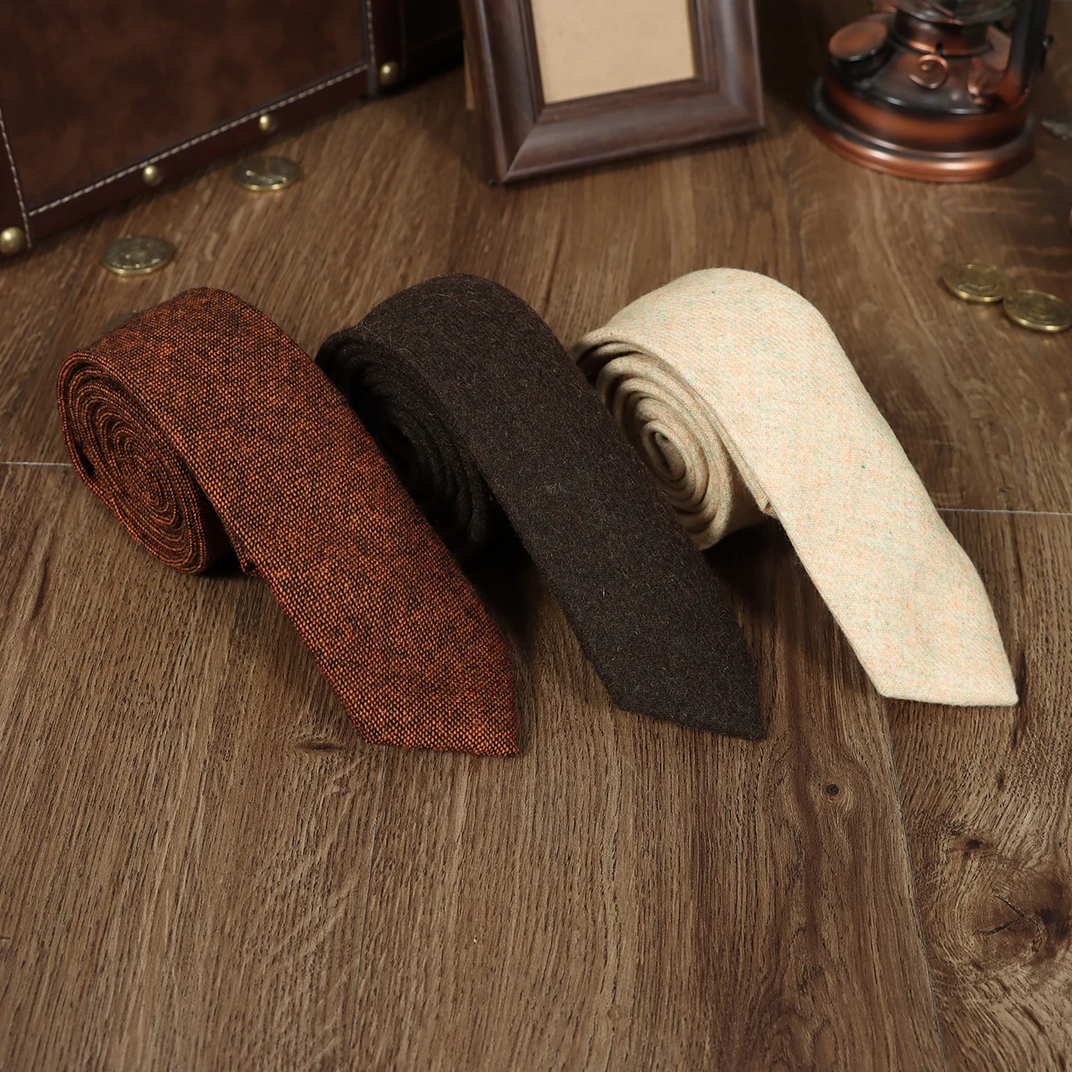 men's-fine-spun-woolen-tie-dot-casual-version-6cm-daily-wear-faion-accories-bow-tie-ultra-narrow-width