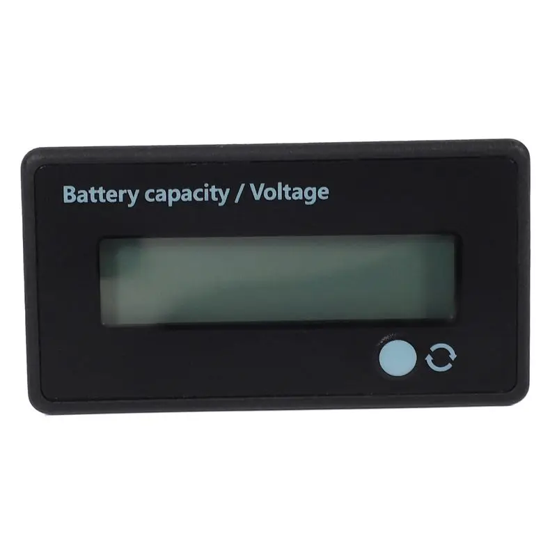Clear 10X 12V 24V 36V 48V Battery Meter,Battery Capacity Voltage Indicator, Lithium Battery Charge Discharge Monitor