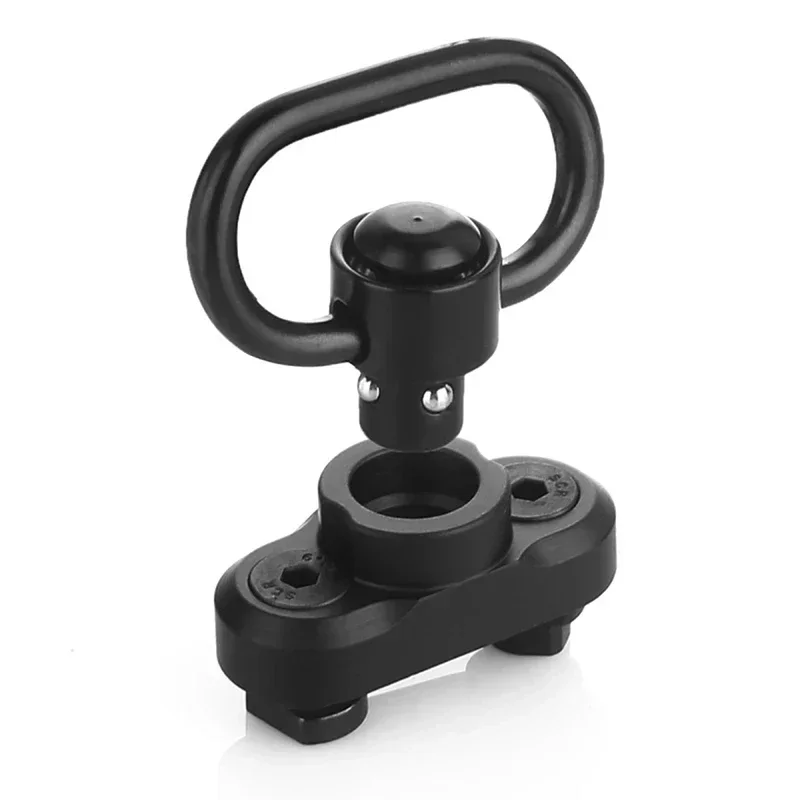 1PC Metal Strap Buckle QD Sling Swivel with Picatinny Rail Mount Base Ar15 Quick Detach Rail Mount for Mlok Rail Gun Accessories