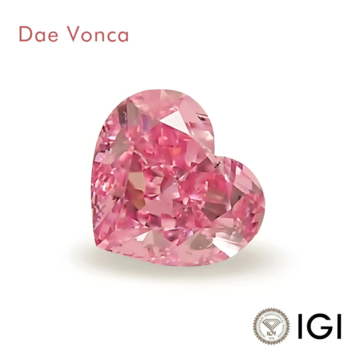 CVD HPHT Heart Cut Pink Lab Grown Diamonds 0.5-2.0CT Pink Heart Shape Real Loose Synthetic Diamond For Ring Making