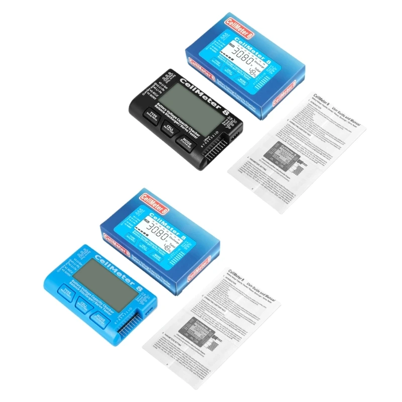 CellMeter 8 Multifunctional Digital Power Servo Tester Discharger For Li-Po Li-lon Li-Fe Spare Part