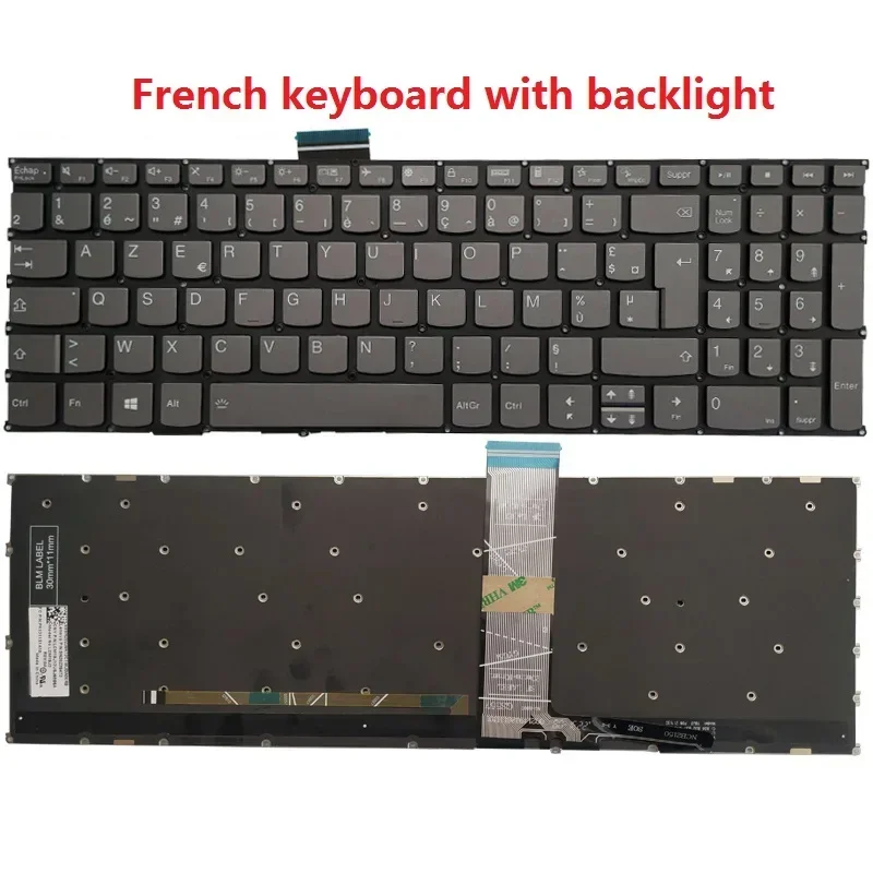 NEW for Lenovo  ideapad 1 15IAU7 1 15ALC7 1-15IJL7 Russian/US/UK/French/Spanish/Latin laptop keyboard